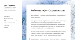 Desktop Screenshot of jesscarpenter.com